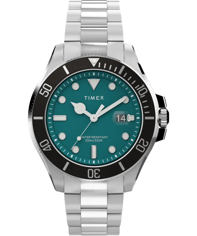 Harborside Coast 43mm Stainless Steel Bracelet Watch sold by Timex