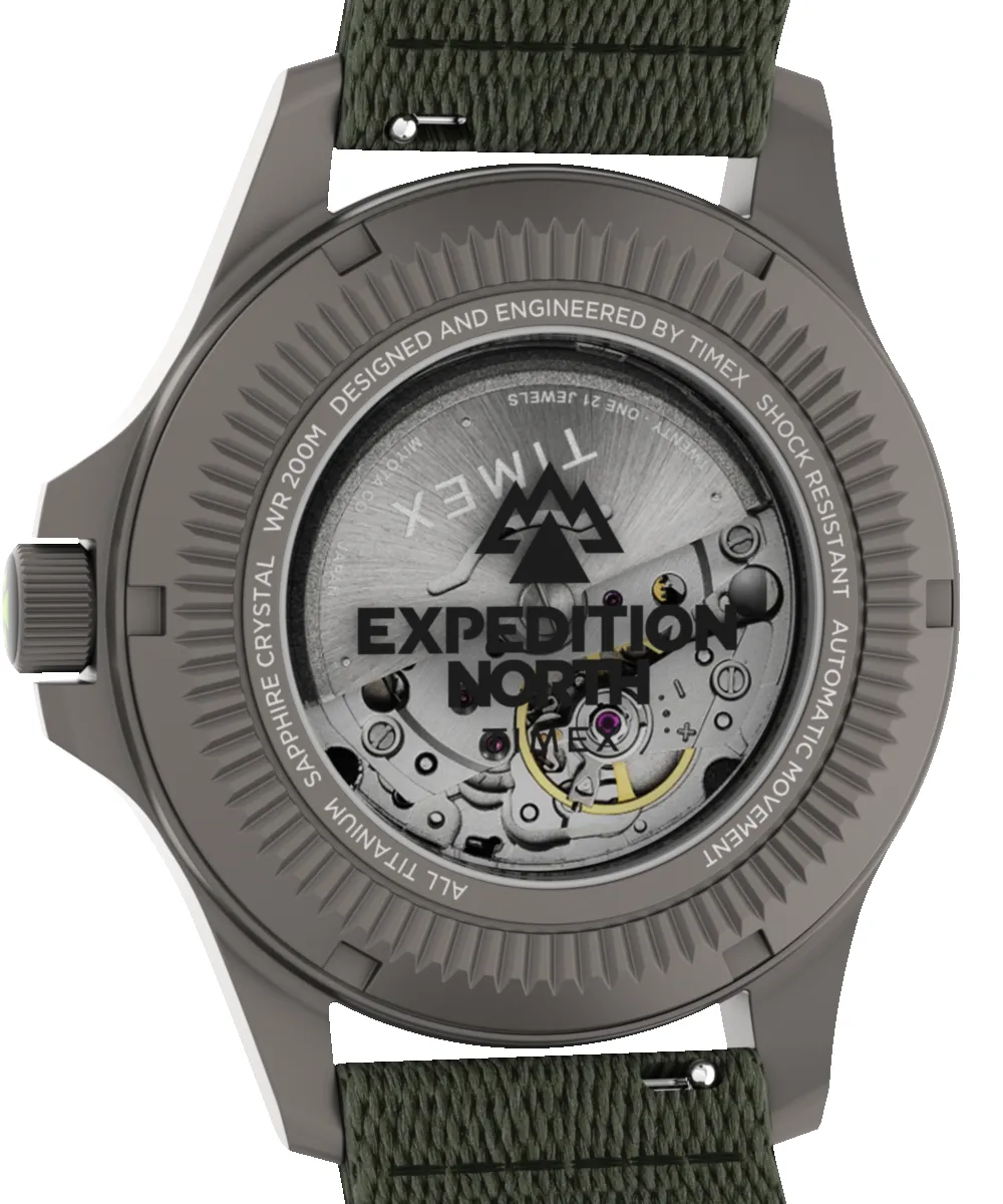 Expedition Titanium Automatic 41mm Recycled Fabric Strap Watch sold by Timex product image thumbnail 4