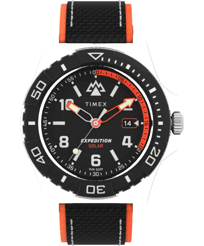 Expedition Freedive Ocean #tide Fabric Strap Watch sold by Timex