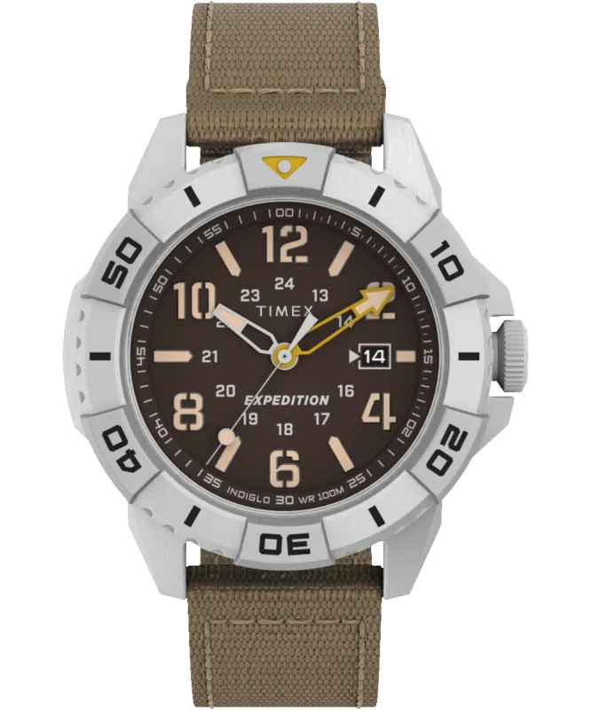 Expedition Ridge 43mm Recycled Materials Fabric Strap Watch sold by Timex