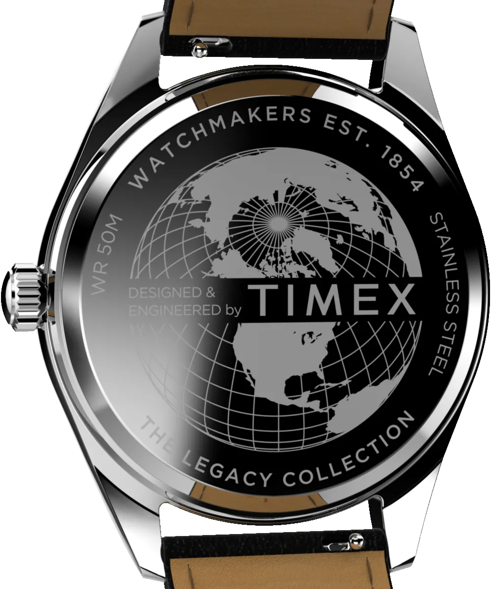 Timex Legacy 41mm Leather Strap Watch sold by Timex product image thumbnail 4