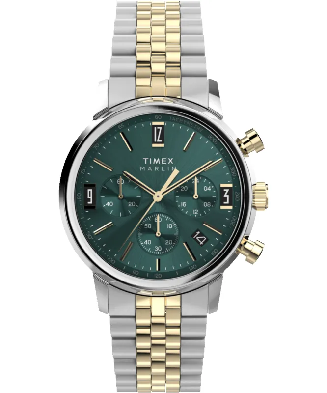 Marlin® Chronograph Tachymeter 40mm Stainless Steel Bracelet Watch  sold by Timex
