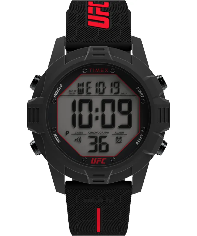 Timex UFC Brawler 43mm Silicone Strap Watch sold by Timex