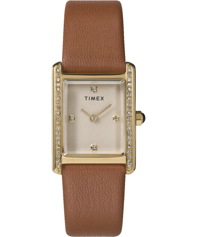 Hailey 24mm Leather Strap Watch sold by Timex