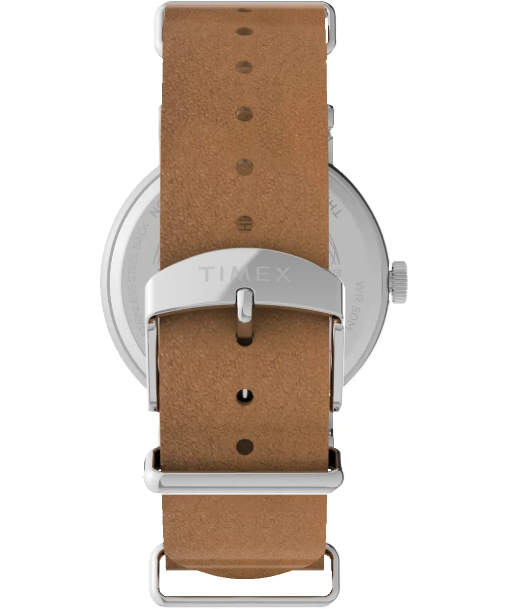 Weekender 40mm Leather Strap Watch sold by Timex product image thumbnail 5
