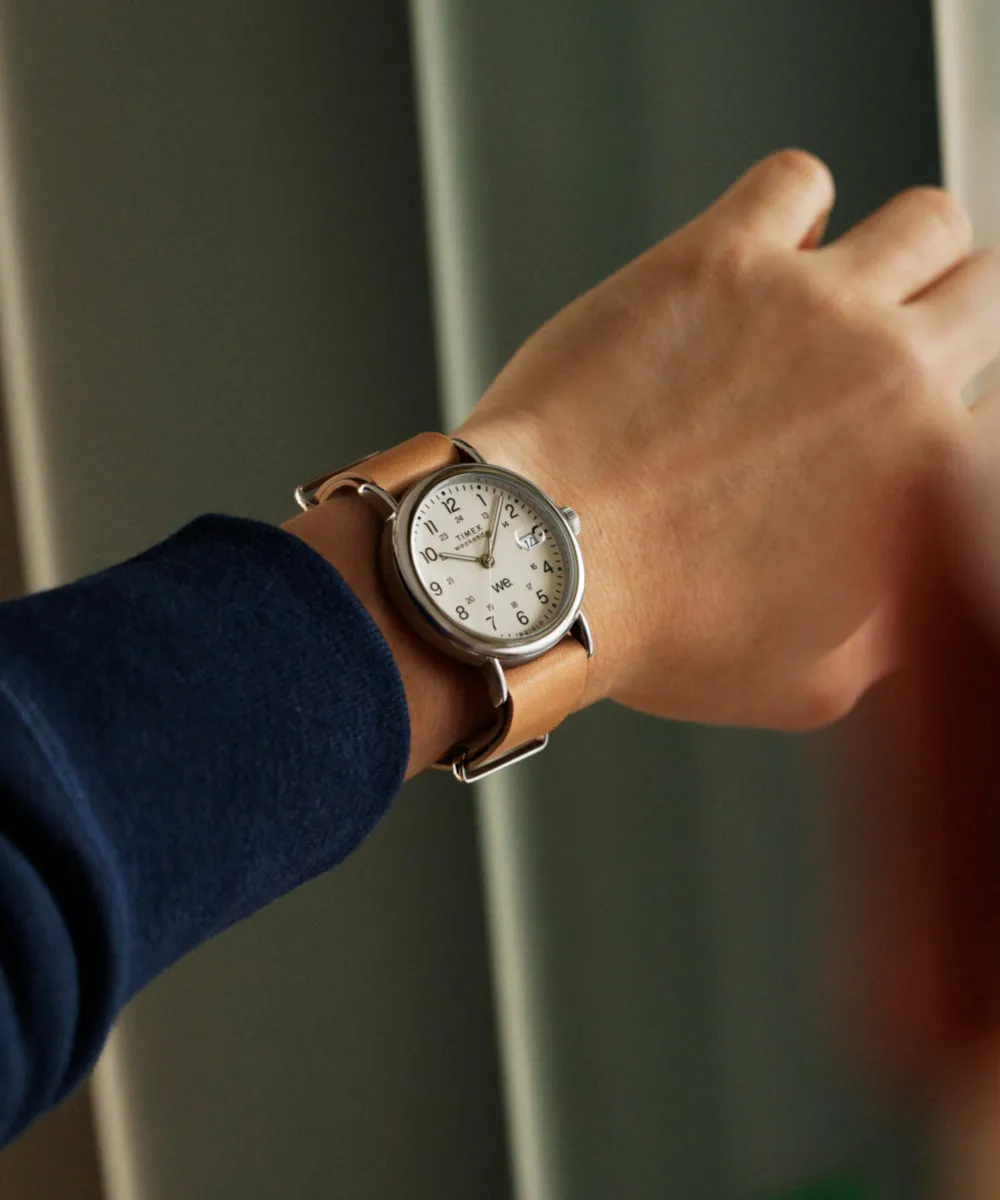 Weekender 40mm Leather Strap Watch sold by Timex product image thumbnail 3