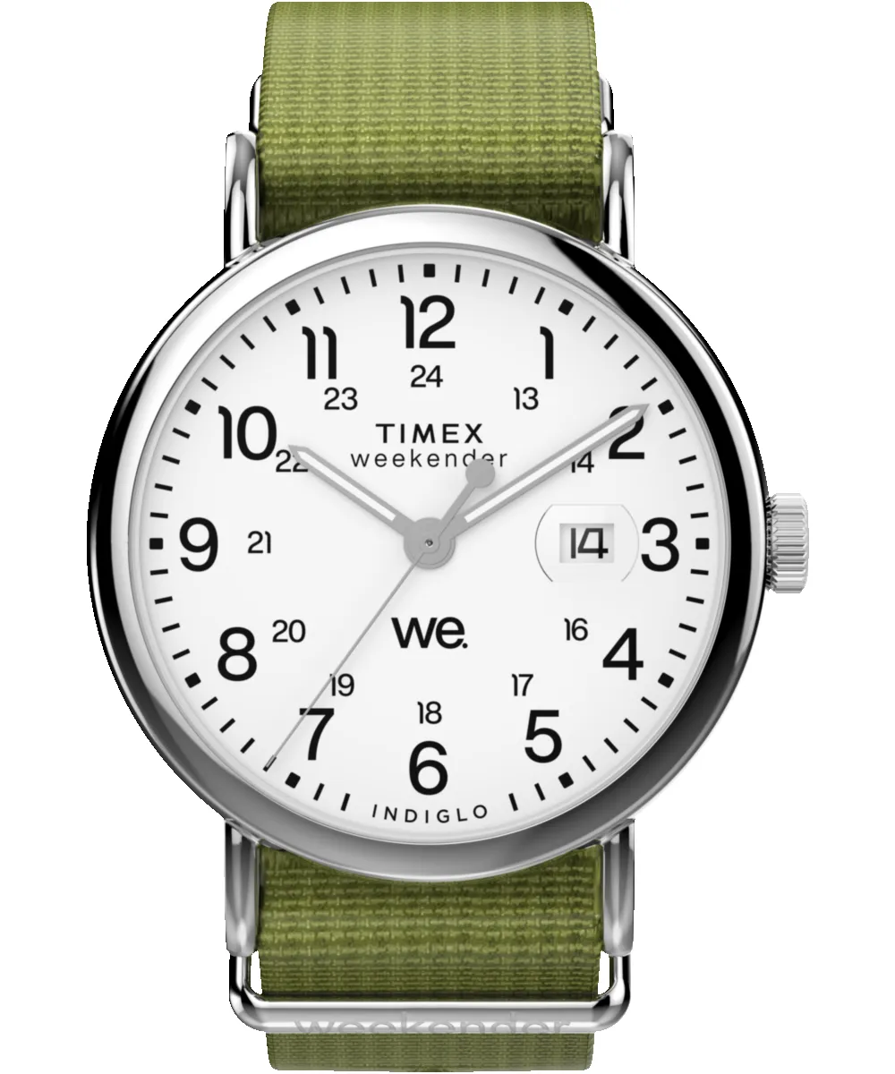 Weekender 40mm Fabric Strap Watch sold by Timex