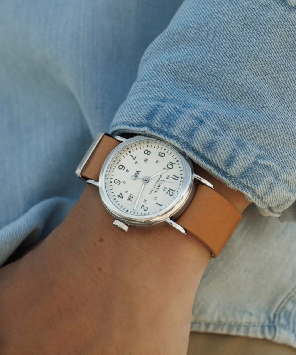 Weekender 37mm Leather Strap Watch sold by Timex product image thumbnail 4
