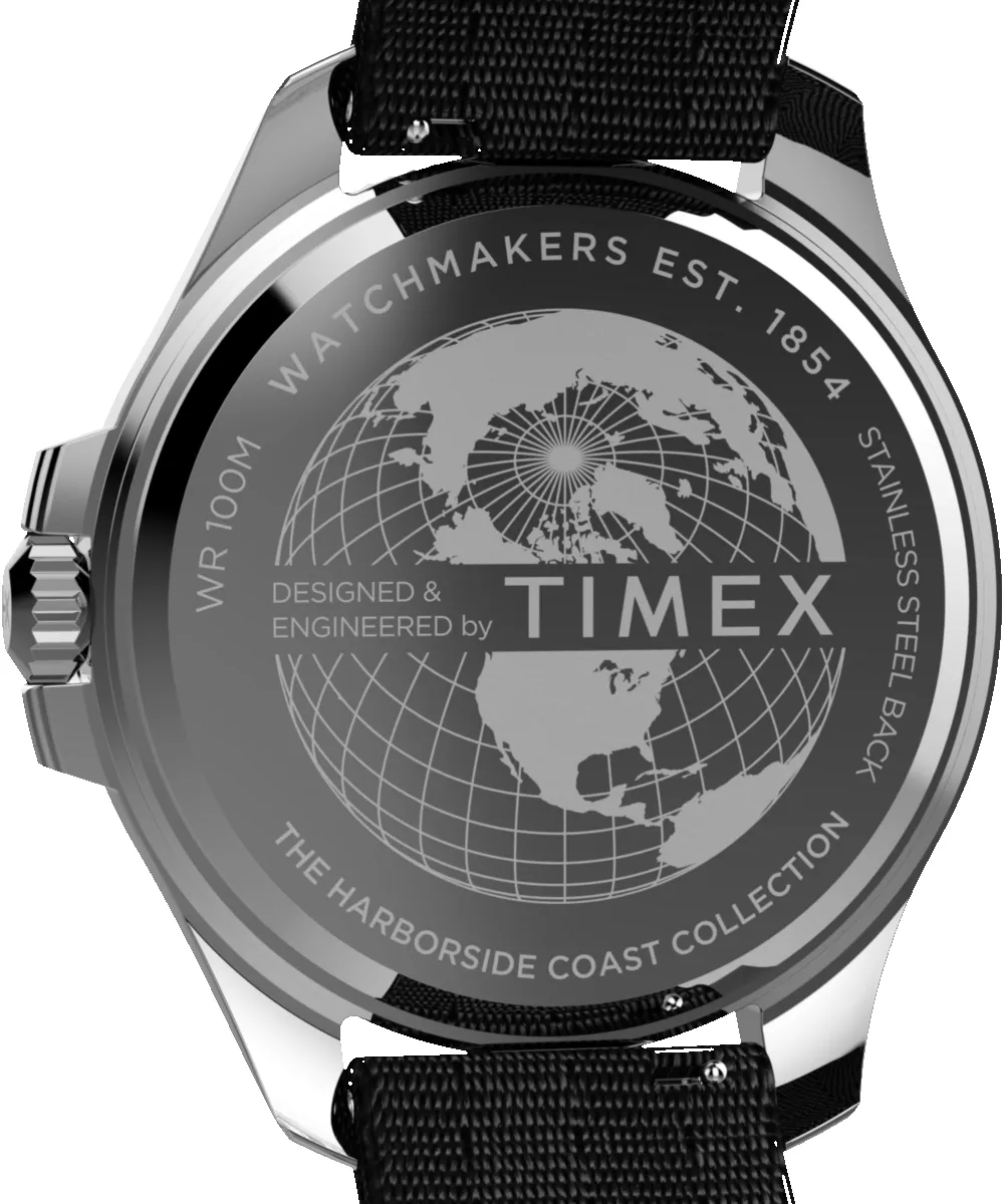 Harborside Coast 44mm Recycled Fabric Strap Watch sold by Timex product image thumbnail 4