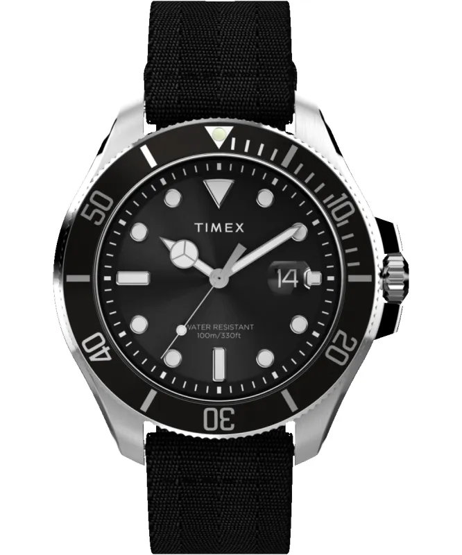 Harborside Coast 44mm Recycled Fabric Strap Watch  sold by Timex