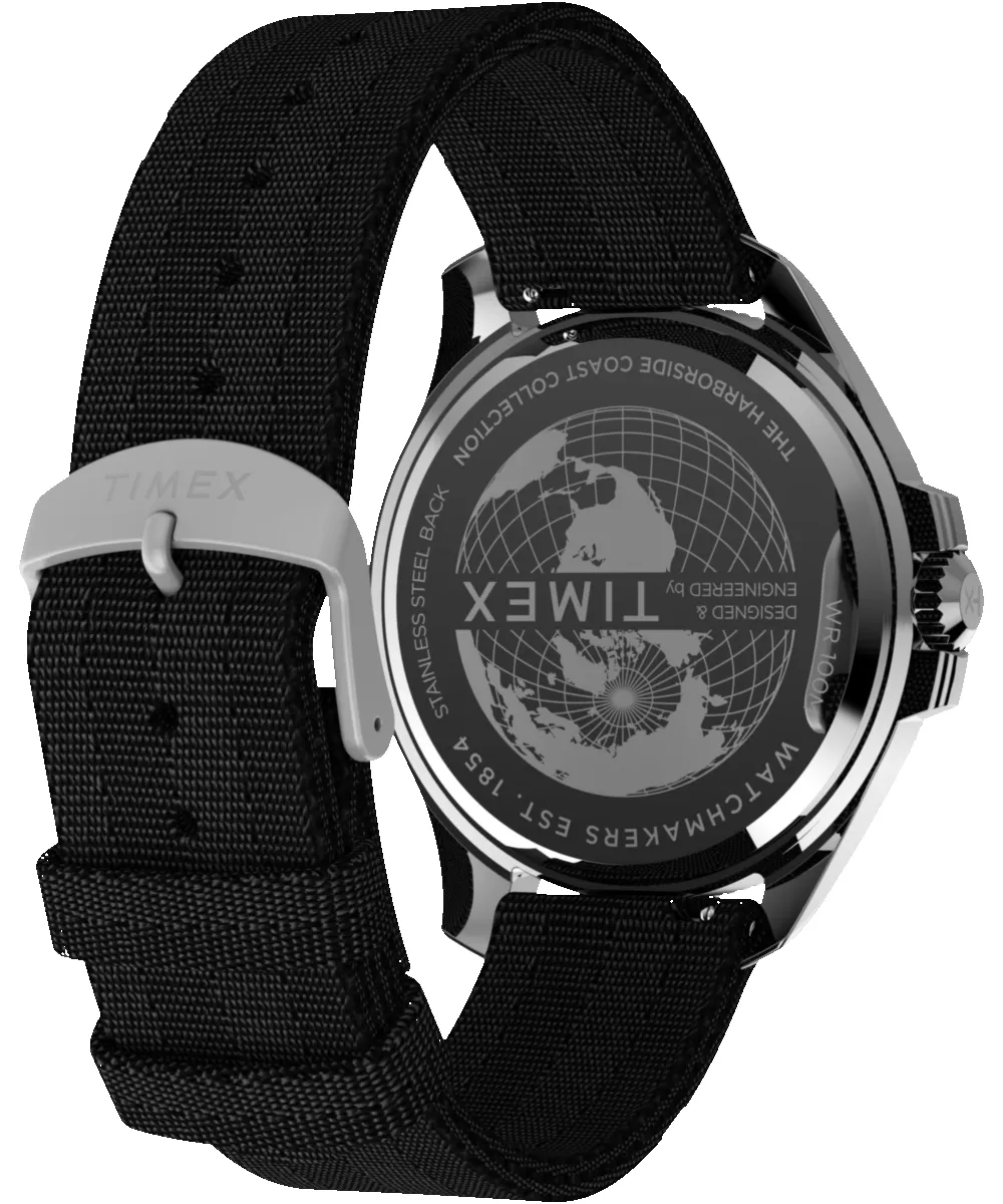 Harborside Coast 44mm Recycled Fabric Strap Watch sold by Timex product image thumbnail 5