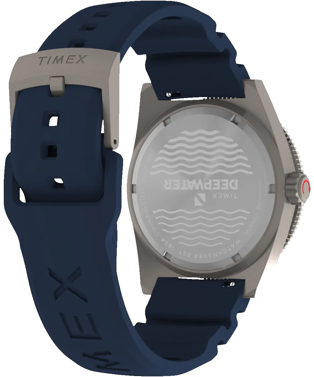 Deepwater Reef 200 GMT 41mm Synthetic Rubber Strap Watch sold by Timex product image thumbnail 5