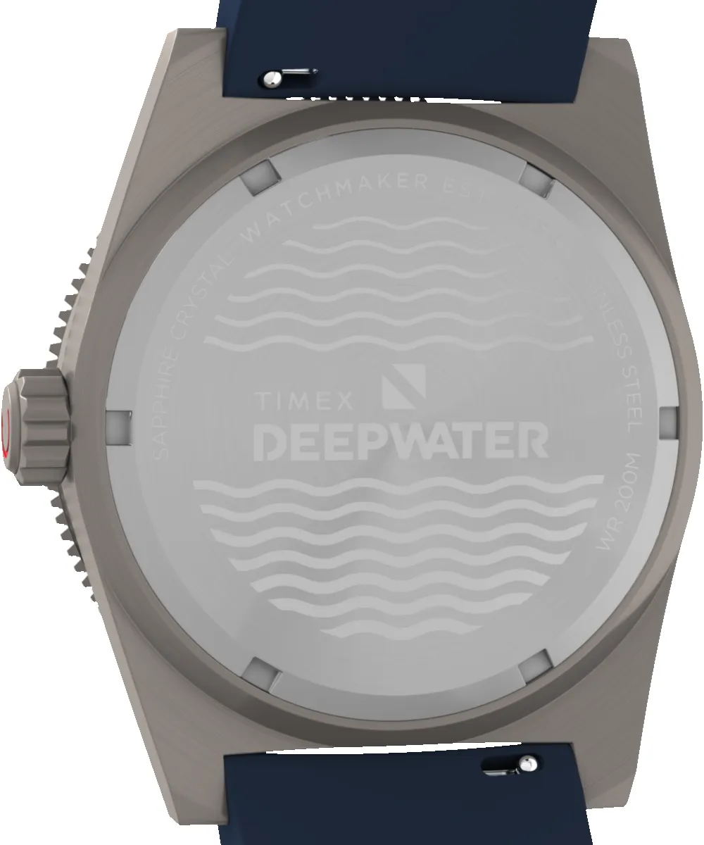 Deepwater Reef 200 GMT 41mm Synthetic Rubber Strap Watch sold by Timex product image thumbnail 4