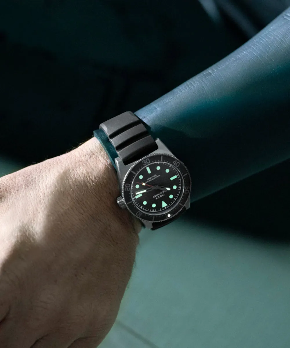 Deepwater Reef 200 41mm Synthetic Rubber Strap Watch sold by Timex product image thumbnail 3