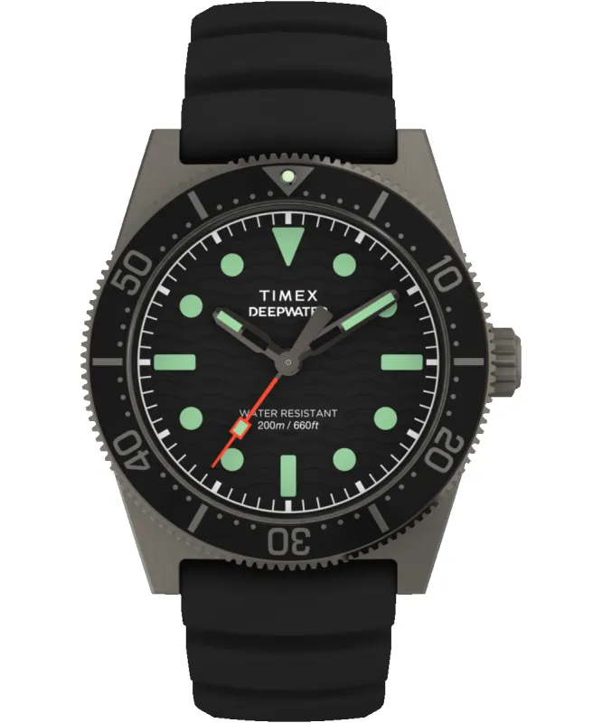 Deepwater Reef 200 41mm Synthetic Rubber Strap Watch    sold by Timex