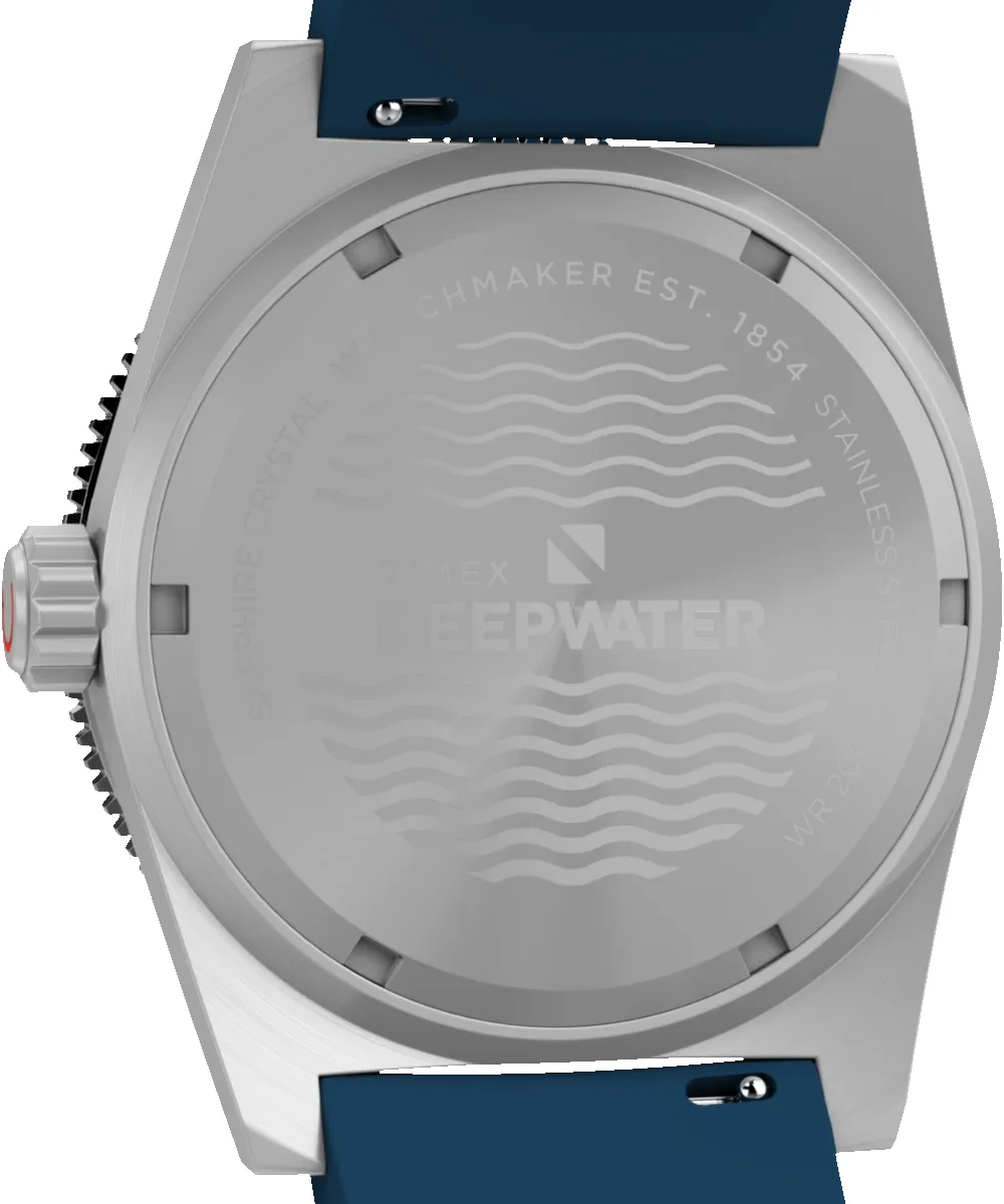 Deepwater Reef 200 41mm Synthetic Rubber Strap Watch sold by Timex product image thumbnail 5