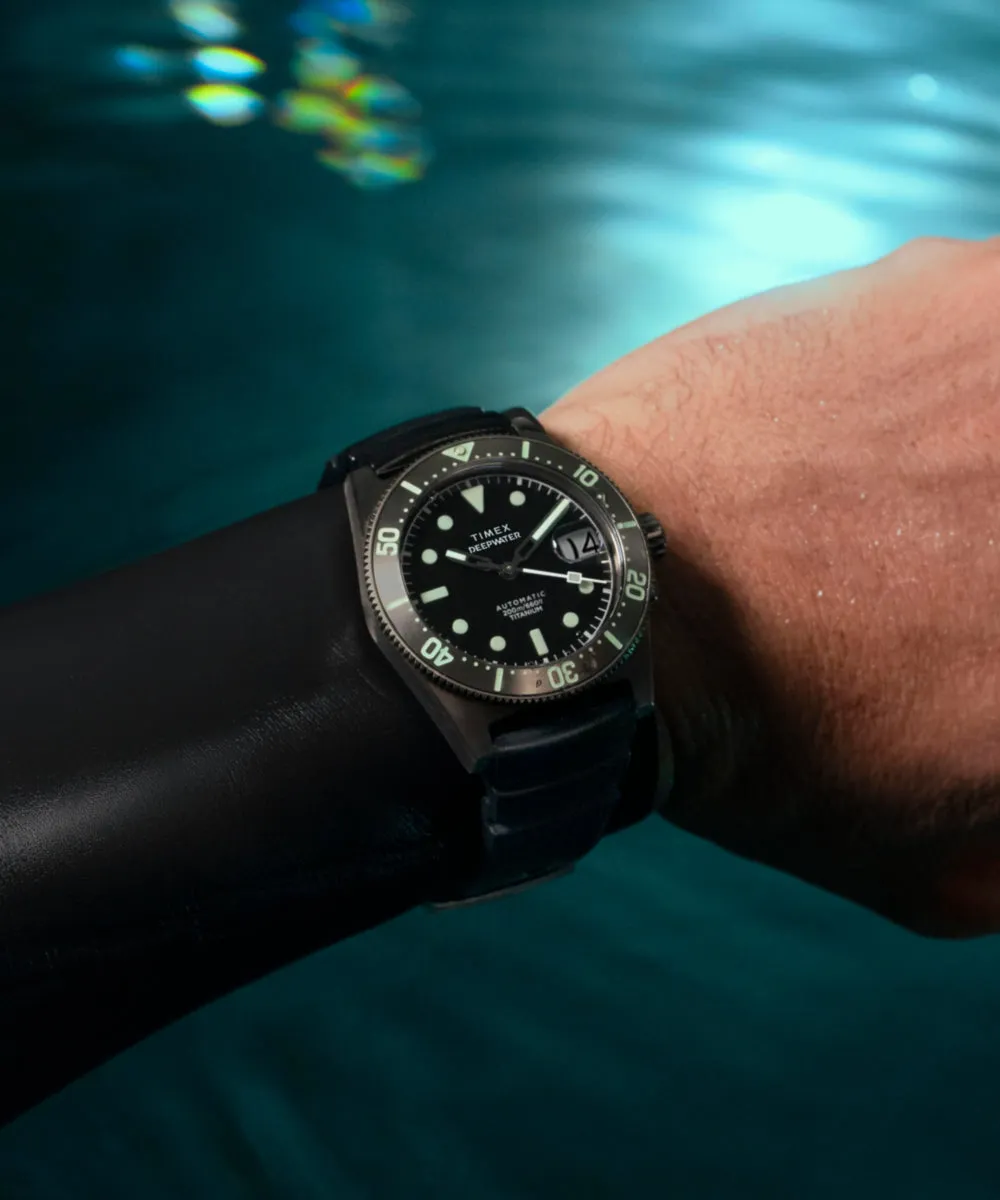 Deepwater Reef 200 Titanium Automatic 41mm Synthetic Rubber Strap Watch sold by Timex product image thumbnail 2