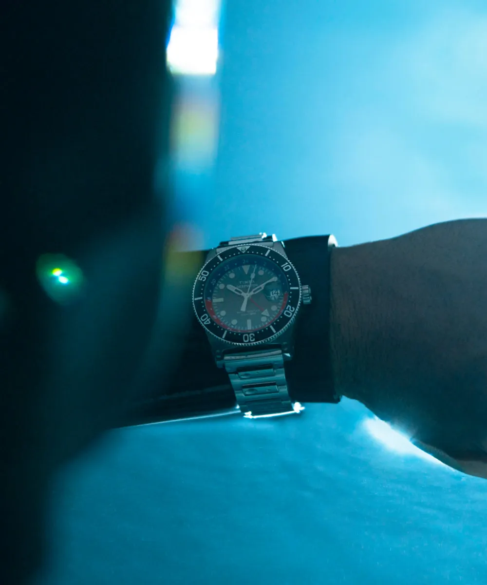 Deepwater Reef 200 GMT 41mm Stainless Steel Bracelet Watch sold by Timex product image thumbnail 3