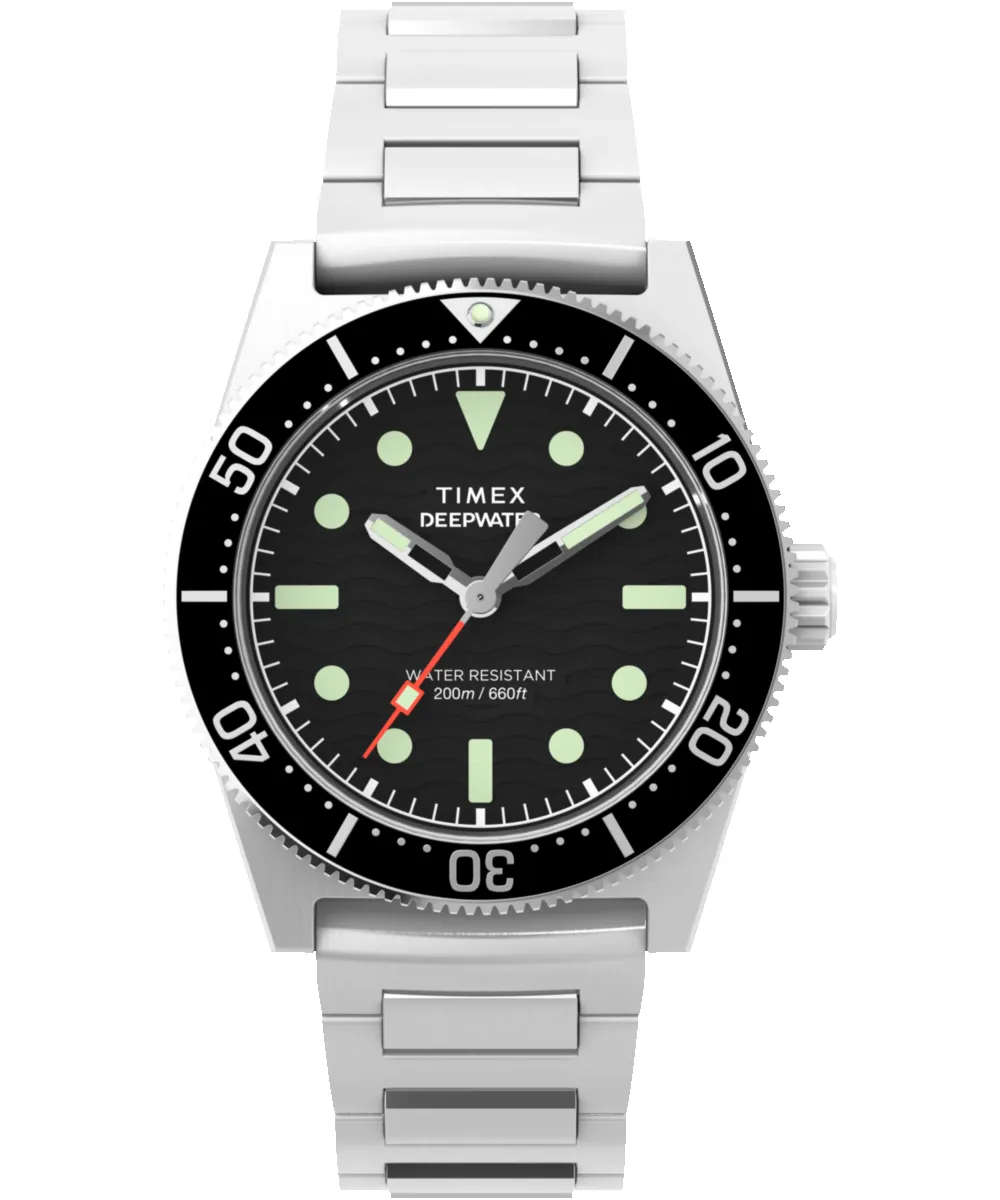 Deepwater Reef 200 41mm Stainless Steel Bracelet Watch sold by Timex