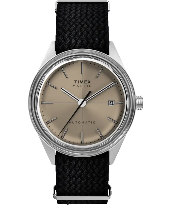 Marlin® Jet Automatic 38mm Fabric Strap Watch sold by Timex