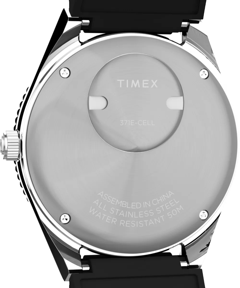 Q Timex® GMT 38mm Synthetic Rubber Strap Watch sold by Timex product image thumbnail 5