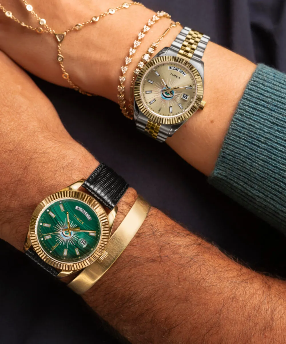 Timex x Jacquie Aiche 41mm Leather Strap Watch sold by Timex product image thumbnail 2