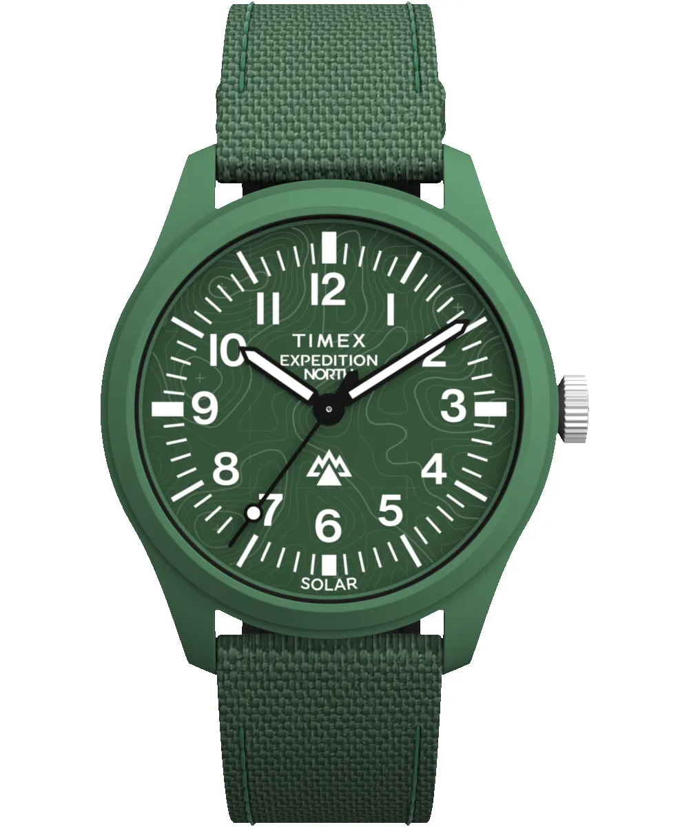 Expedition Traprock Solar 40mm Eco-friendly Strap Watch sold by Timex