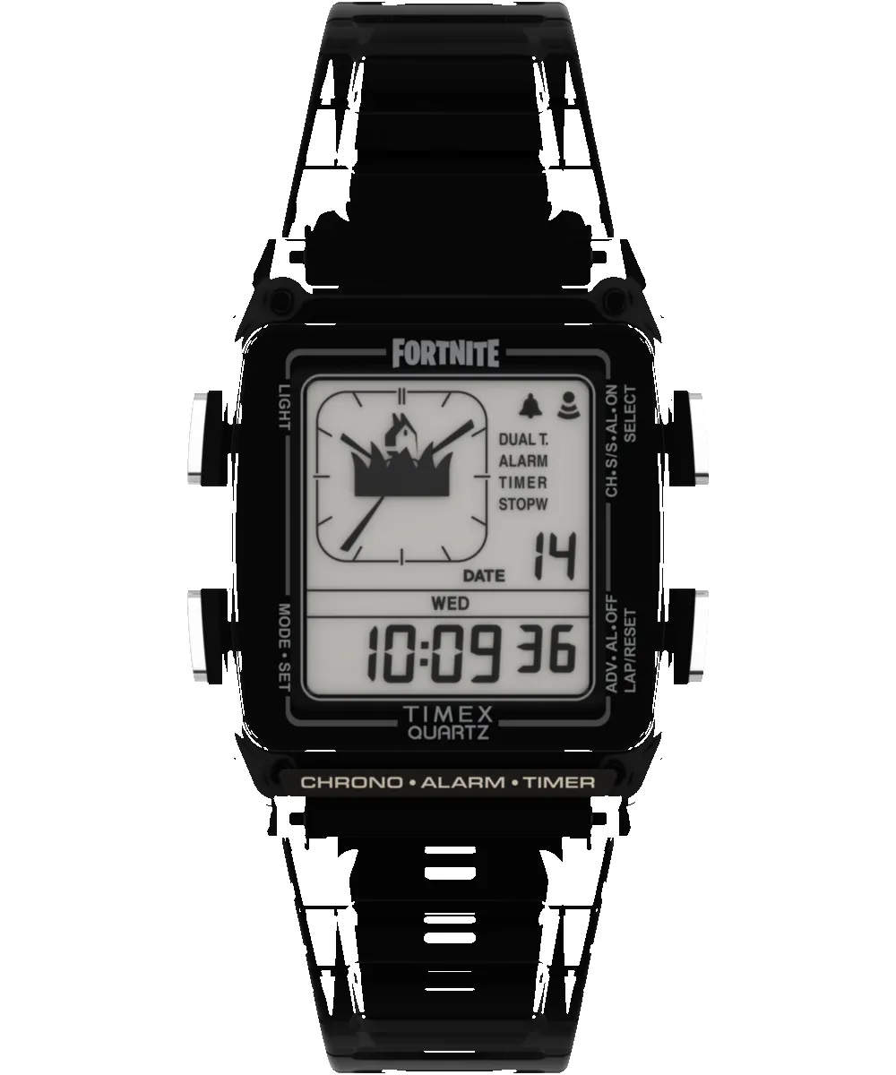 Q Timex LCA x Fortnite® 35mm Resin Strap Watch sold by Timex