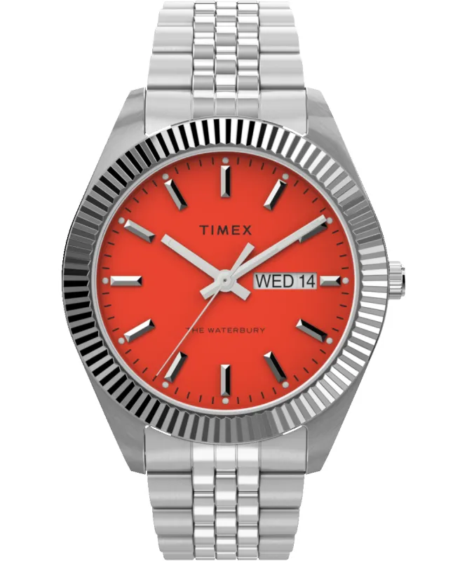 Legacy 41mm Stainless Steel Bracelet Watch made by Timex