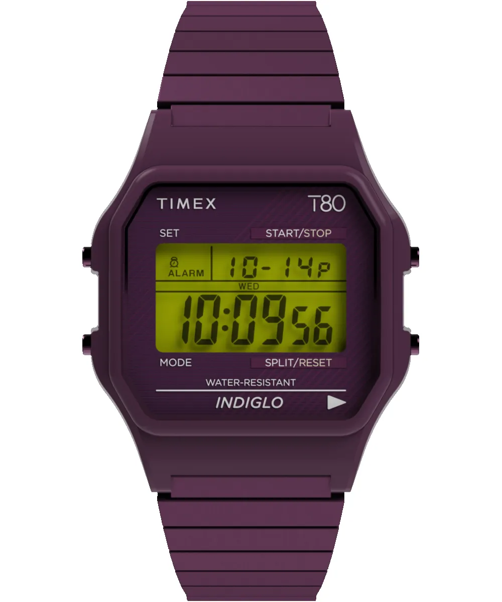 Timex T80 34mm Stainless Steel Expansion Band Watch with Perfect Fit sold by Timex