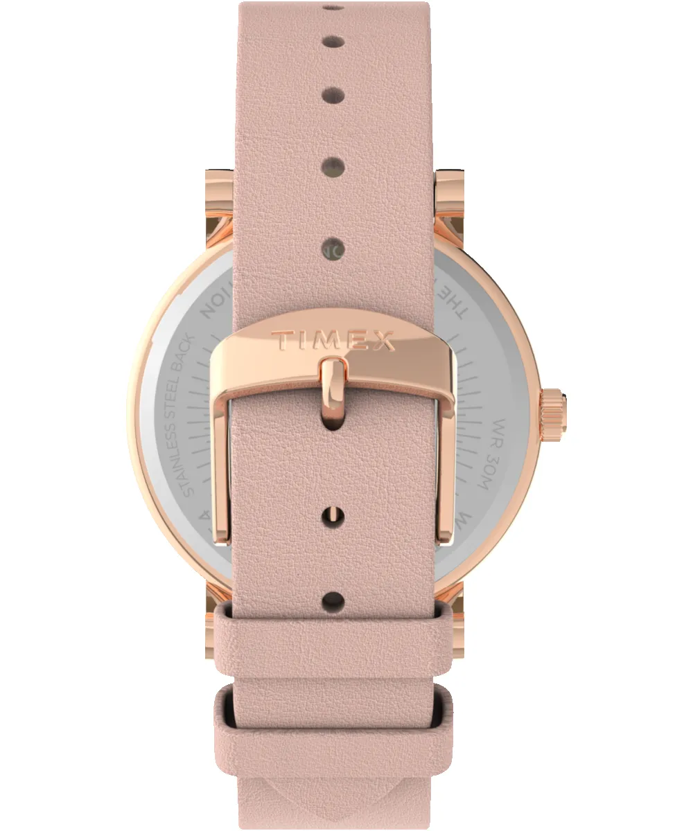 Full Bloom 38mm Leather Strap Watch sold by Timex product image thumbnail 3