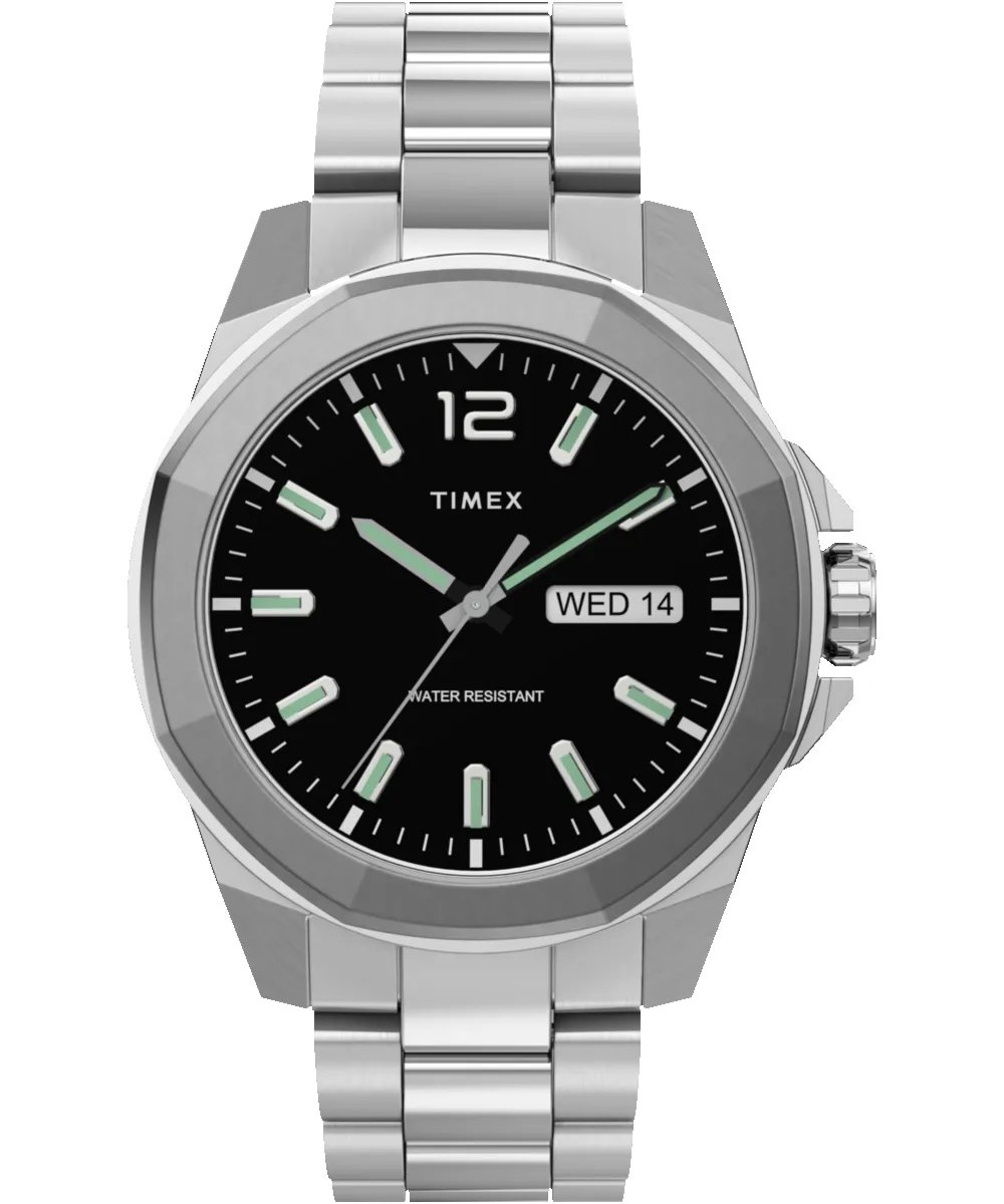 Essex Avenue 44mm Stainless Steel Bracelet Watch sold by Timex