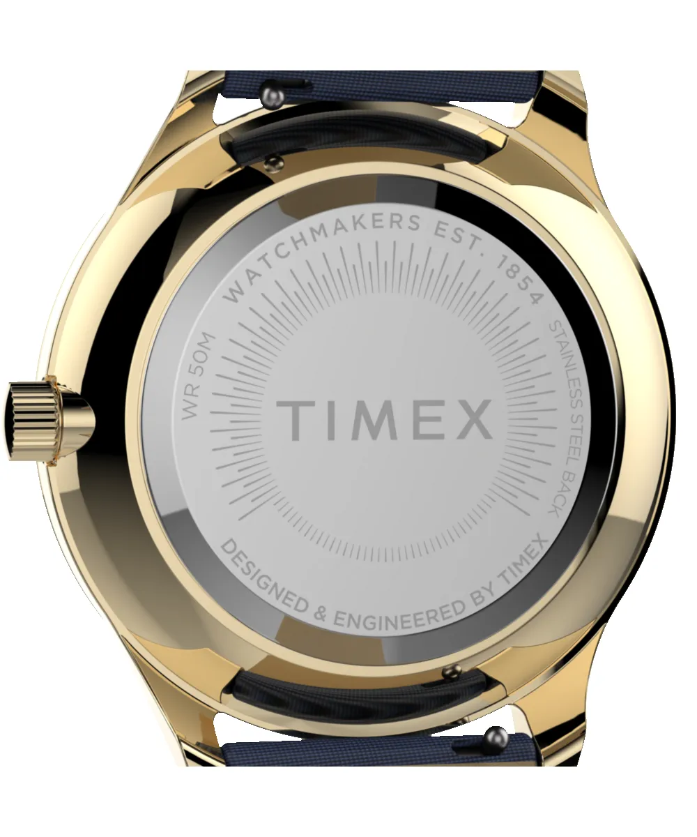 Celestial Opulence 32mm Textured Fabric Strap Watch sold by Timex product image thumbnail 4