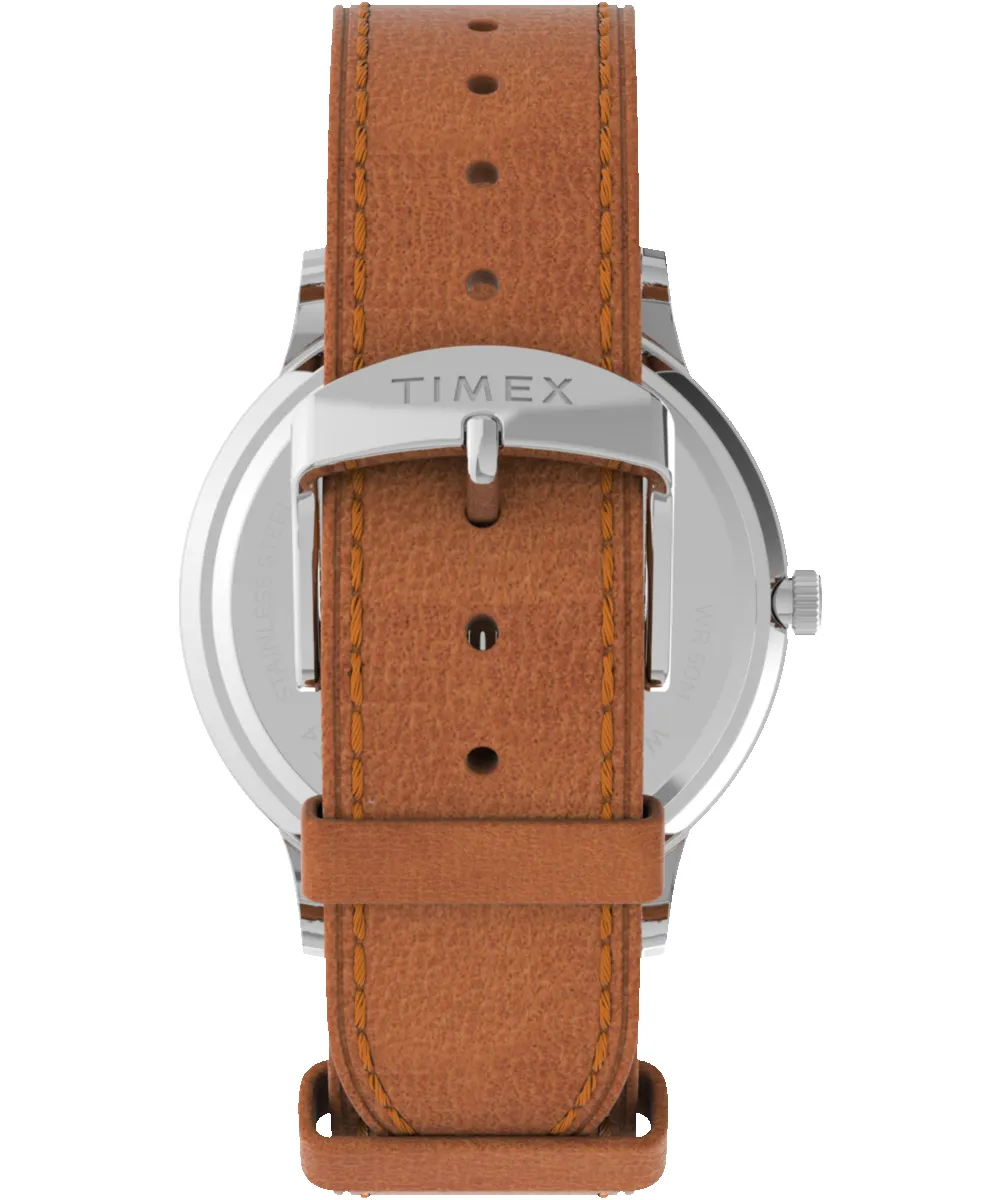 Waterbury Classic 40mm Leather Strap Watch sold by Timex product image thumbnail 3