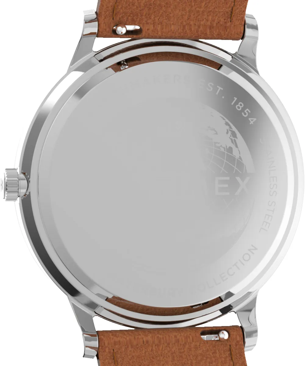 Waterbury Classic 40mm Leather Strap Watch sold by Timex product image thumbnail 4
