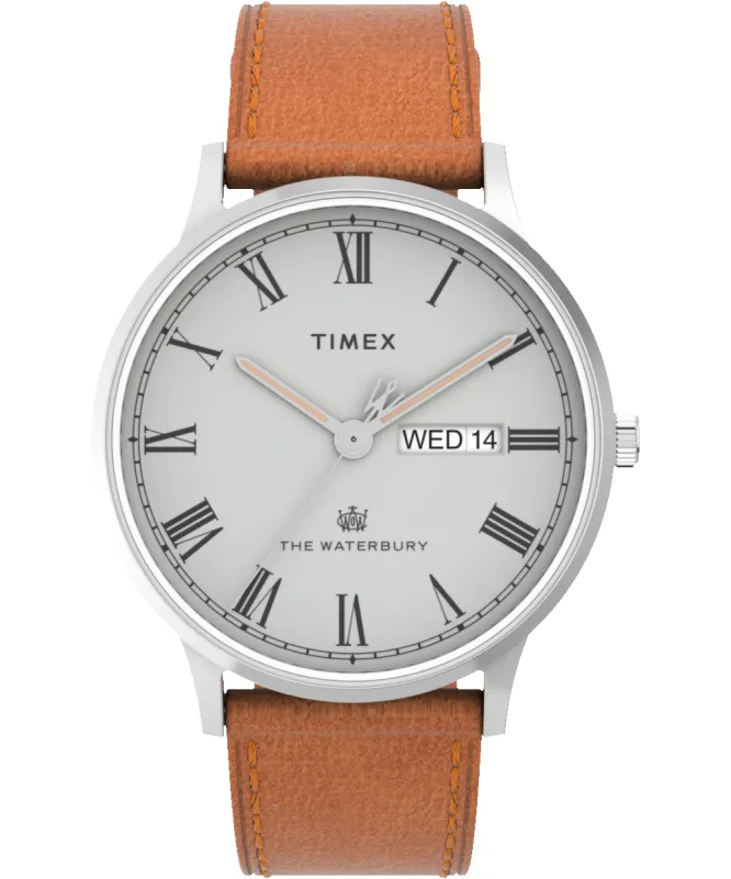 Waterbury Classic 40mm Leather Strap Watch sold by Timex