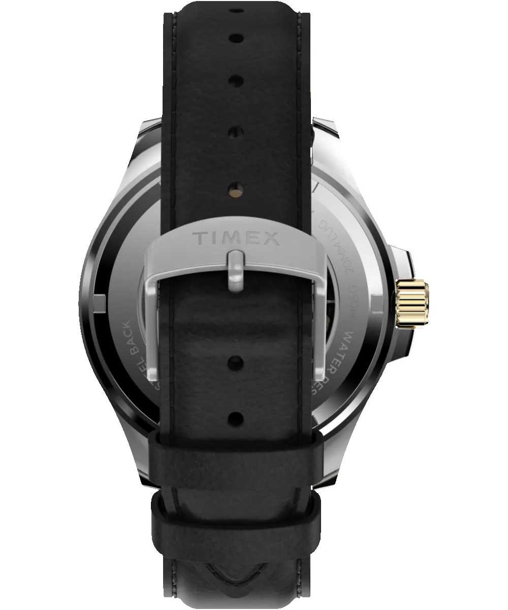 Harborside Coast Automatic 43mm Leather Strap Watch sold by Timex product image thumbnail 3