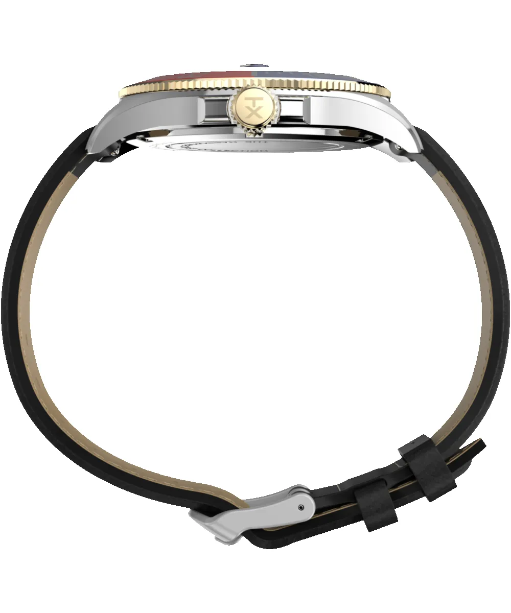 Harborside Coast Automatic 43mm Leather Strap Watch sold by Timex product image thumbnail 2