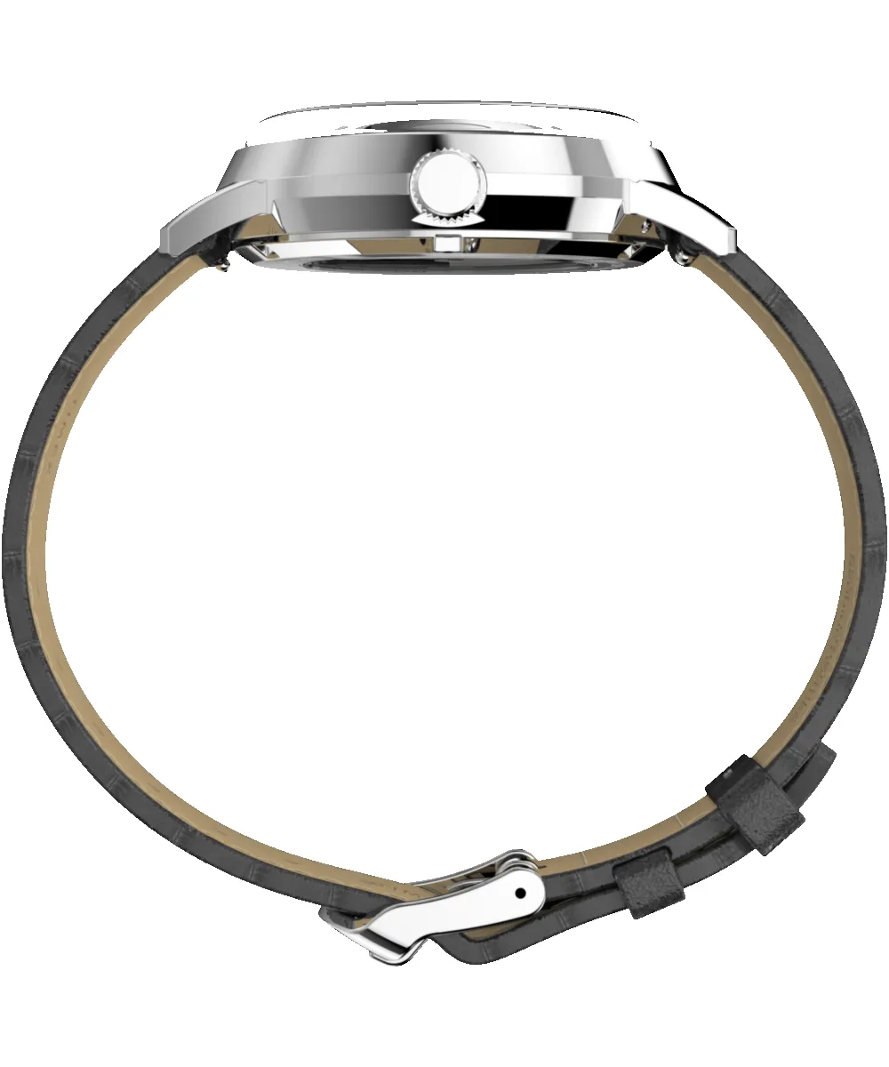 Marlin® Automatic 40mm Leather Strap Watch sold by Timex product image thumbnail 2