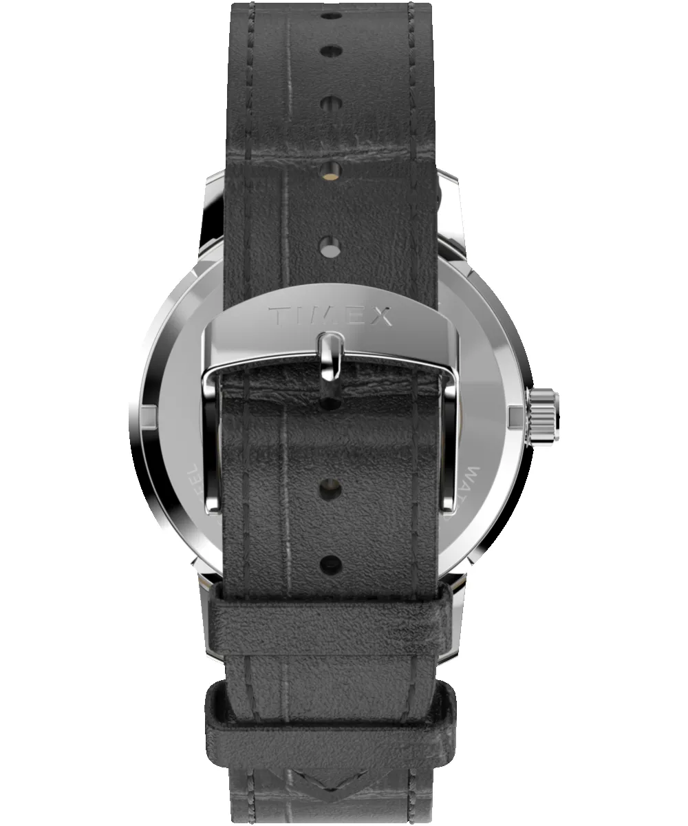 Marlin® Automatic 40mm Leather Strap Watch sold by Timex product image thumbnail 3