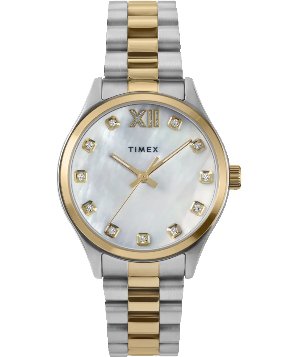 Timex Legacy 34mm Stainless Steel Bracelet Watch sold by Timex