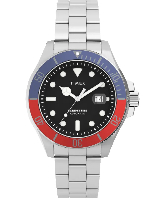 Harborside Coast Automatic 43mm Stainless Steel Bracelet Watch sold by Timex