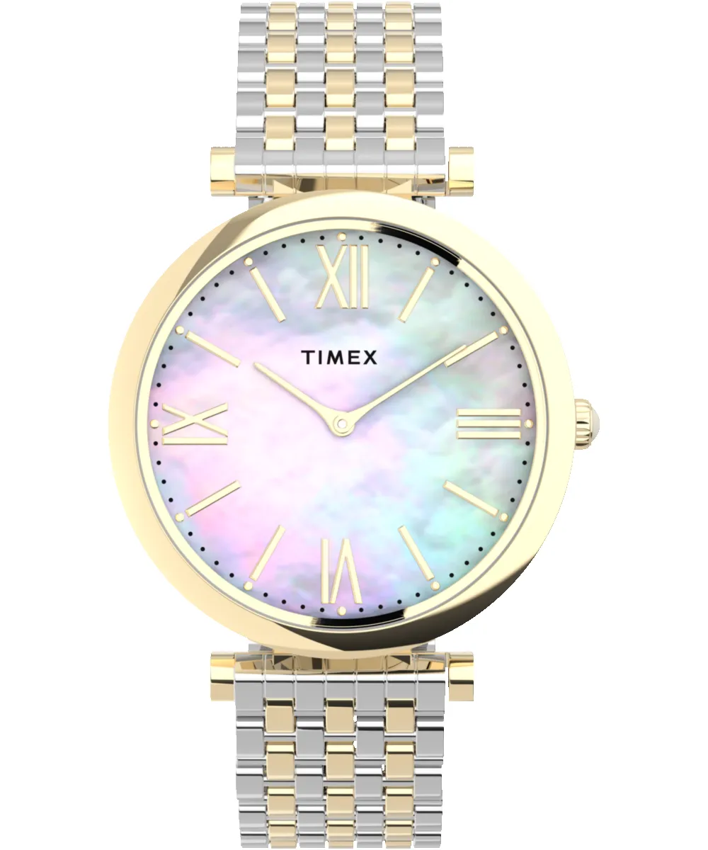 Parisienne 35mm Stainless Steel Bracelet Watch sold by Timex