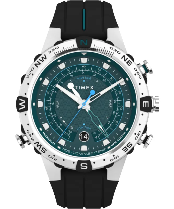 Expedition Tide-Temp-Compass 45mm Silicone Strap Watch sold by Timex