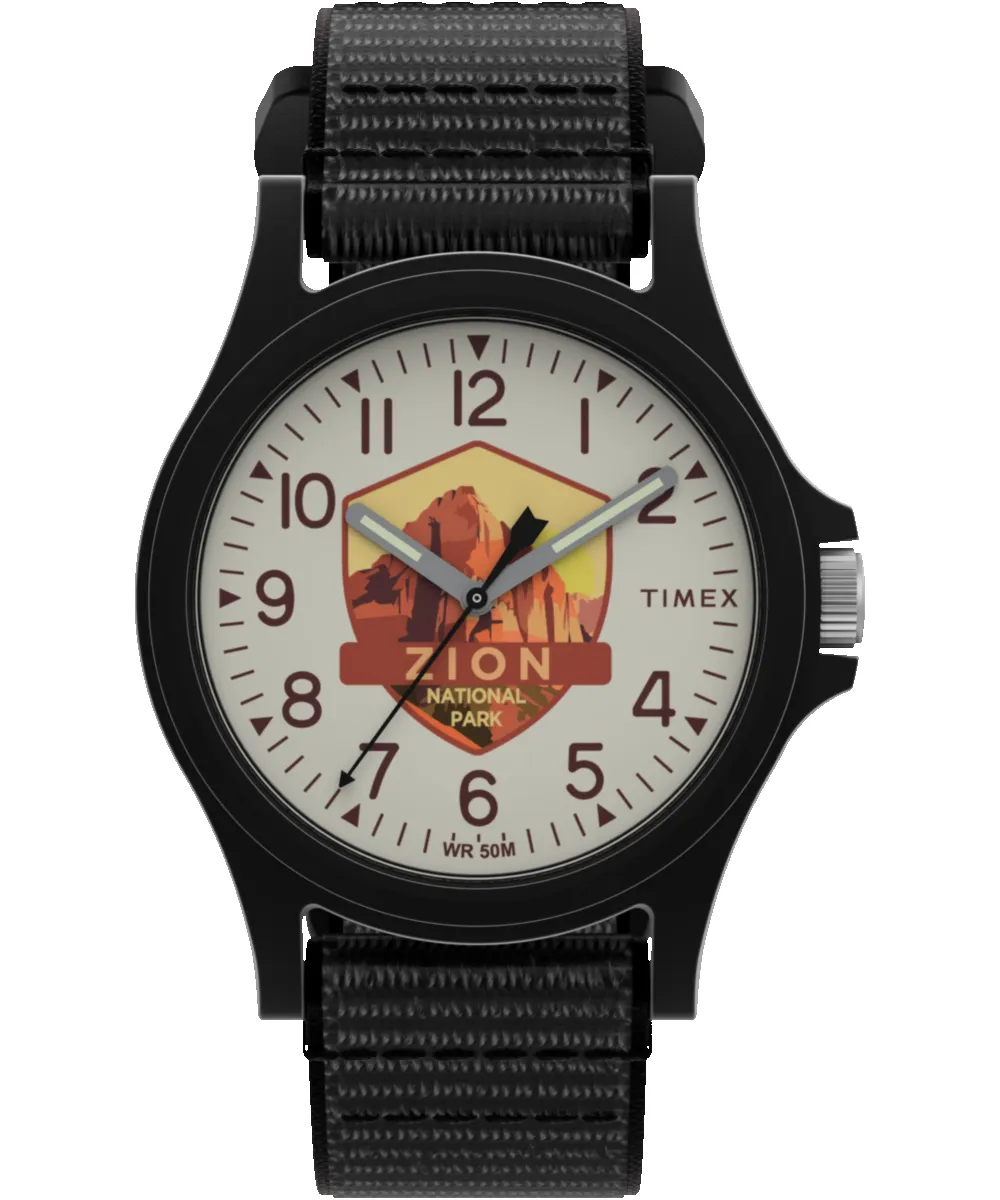 Timex Zion National Park 40mm Fabric Strap Watch sold by Timex