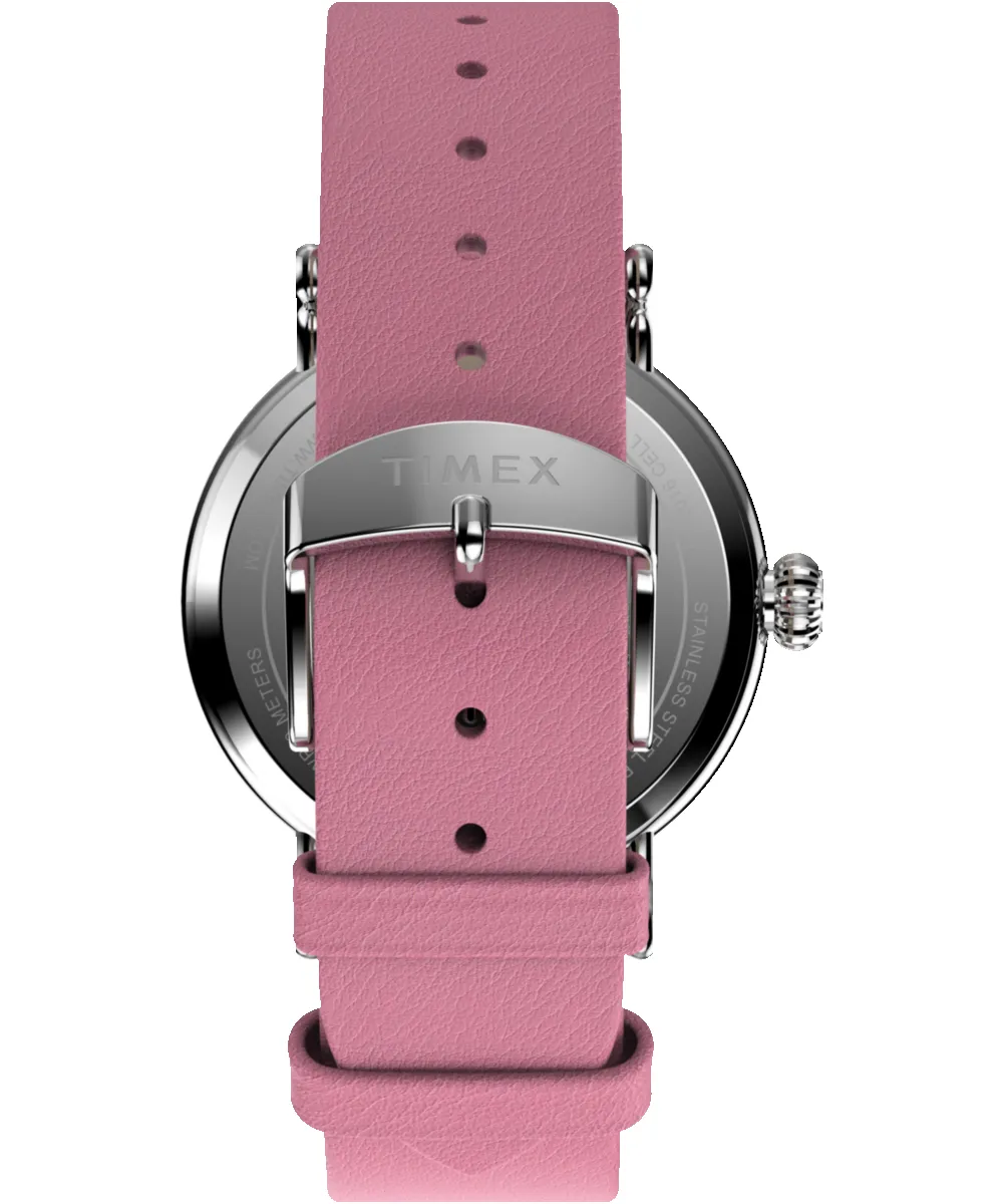 Timex Standard x Peanuts Valentine's 40mm Leather Strap Watch sold by Timex product image thumbnail 3