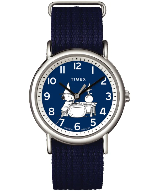 Timex Weekender x Peanuts Witches’ Brew 38mm Fabric Strap Watch sold by Timex