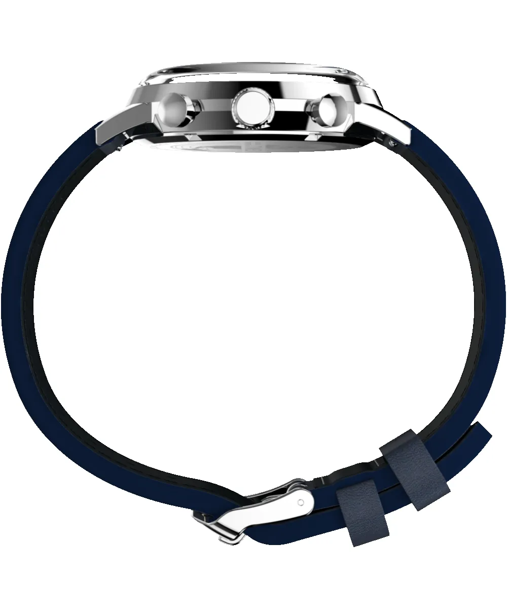Marlin® Chronograph Tachymeter 40mm Leather Strap Watch sold by Timex product image thumbnail 5