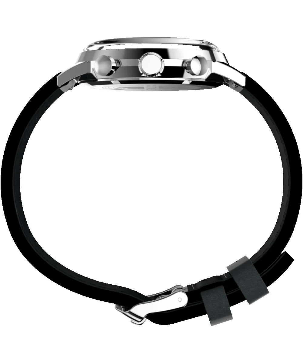 Marlin® Chronograph Tachymeter 40mm Leather Strap Watch sold by Timex product image thumbnail 4
