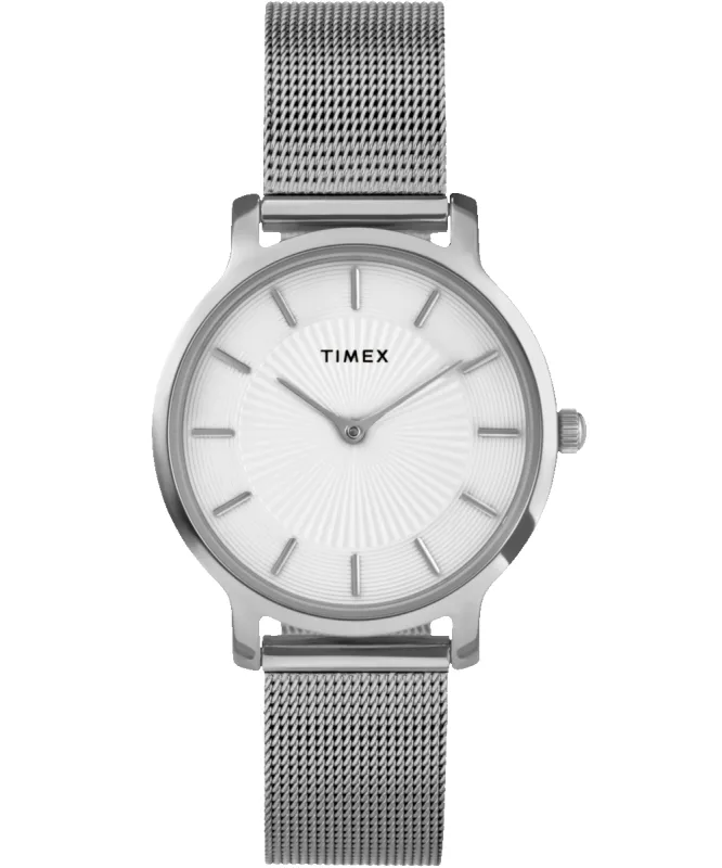 Transcend 34mm Stainless Steel Bracelet Watch sold by Timex